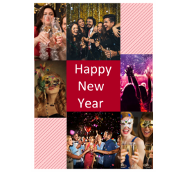 Happy New Year Photo Collage (5x7) 