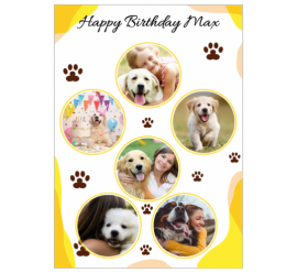 Happy Birthday Max Photo Collage (5x7)