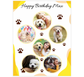 Happy Birthday Max Photo Collage (8.5x11)