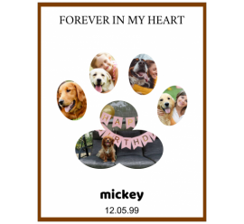 Forever In My Heart Mickey Photo Collage (8.5x11) 
