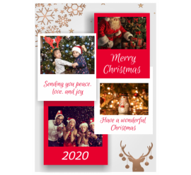 Have A Wonderful Christmas Photo Collage (5x7)
