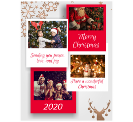 Have A Wonderful Christmas Photo Collage (8.5x11)