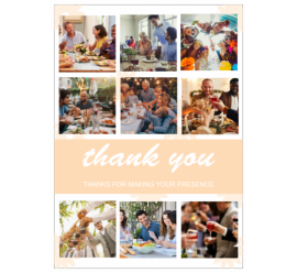 Thank You Photo Collage (5x7)