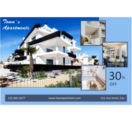 Town's Apartments Banner