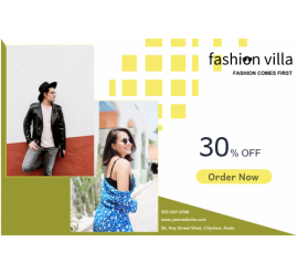 Fashion Villa Banner
