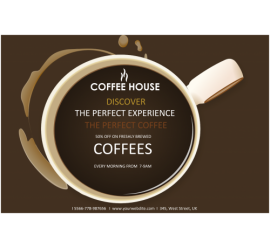 Coffee House Banner