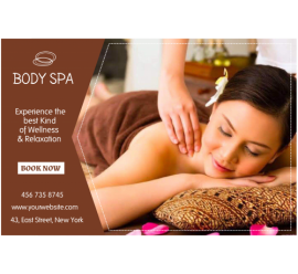 Body Spa Experience The Best Kind Of Wellness & Relaxation Banner