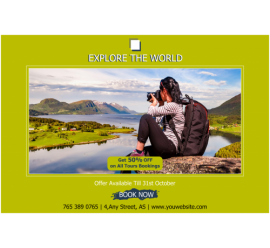 Explore The World All Tours Booking Banner