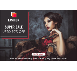 Fashion Factory Sale Banner