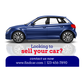 Car Sell Banner Template