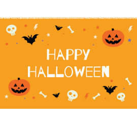Halloween Party Banner Template 