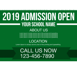 School Opening Banner Template 