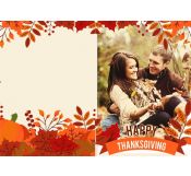 Fall Theme Thanksgiving Card 