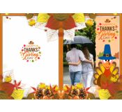 Thanksgiving Greeting Card Template 