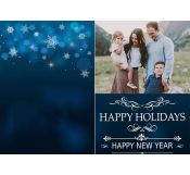 Family Holiday Card Template 