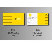Accountant's Business Card Template