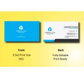 Blue Business Card Template 