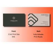 Abstract Design Business Card 