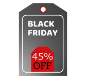 Black Friday Discount Hang Tag 