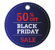 Black Friday Discount Hang tag Template 