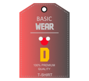 Clothing Wear Tag Template