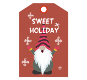 Santa Christmas Tag Template 