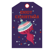 X-Mas Hang Tag Template 