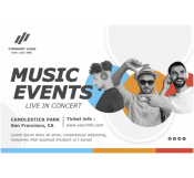 Music Event Banner Template 