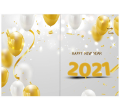 Happy New Year Card Template 