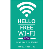 Wi-fi Sign Template
