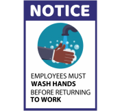 Sign For Hand Wash 