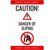 Danger Of Slipping Sign 
