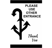 Entrance Sign Template