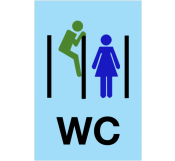 Funny Toilet Sign 