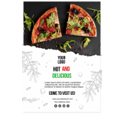 Italian Food Restaurant Flyer 