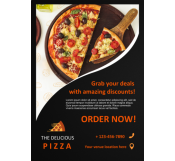 Pizza Restaurant Flyer Template