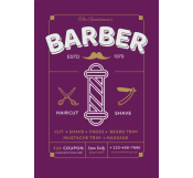 Vintage Barber Shop Flyer