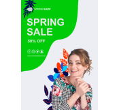 Spring Sale Flyer Template 