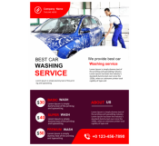 Car Washing Flyer