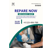 Mechanic Automobile Flyer Template 