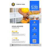 Construction Tools Cover Flyer