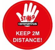 Stop CoronaVirus Floor Sign