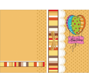 Balloon Happy Birthday Card 