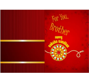 Happy Rakhi Wishes Card 