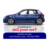 Car Sell Banner Template
