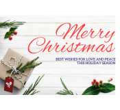 Christmas Festival Banner Template 