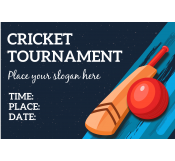 Cricket Banner Template 
