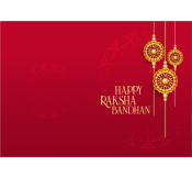 Elegant Raksha Bandhan Card 