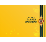 Happy Rakshabandhan Card Template 