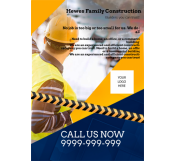 Construction Business Flyer Template 